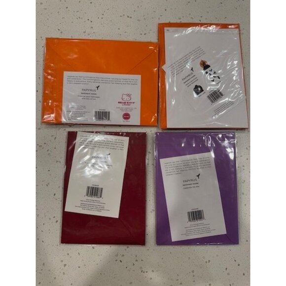 NWT set of 4 Papyrus Halloween Greeting Cards - Picture 2 of 10